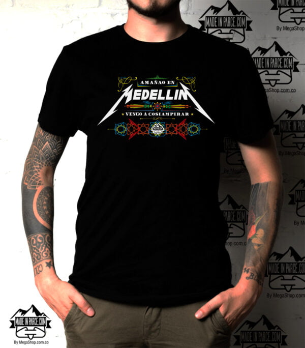 Camiseta Medellín, amañao en medellín, antioqueño, antioqueña, paisa, camisetas en Medellín
